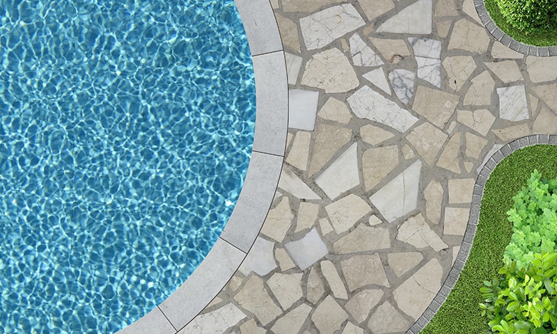 Christchurch Pool Decking pavers